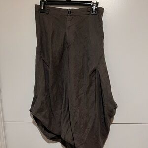 Unique Whistles 100% Linen Skirt made in London size 8